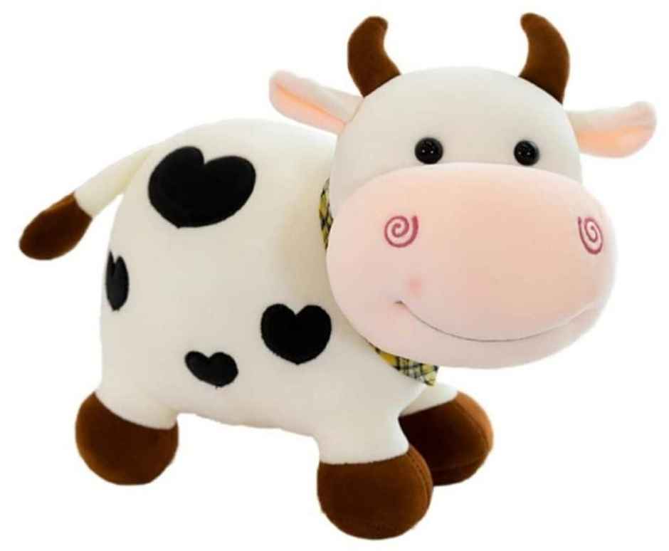 Babique Cow Tremp Plush Soft Toy Cute Kids Animal Home Decor Boys/Girls (30 cm)