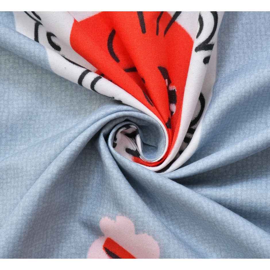 Florida Giggles Kids Bedsheet for Queen Size Bed with Pillow Covers | Made of Poly-Cotton