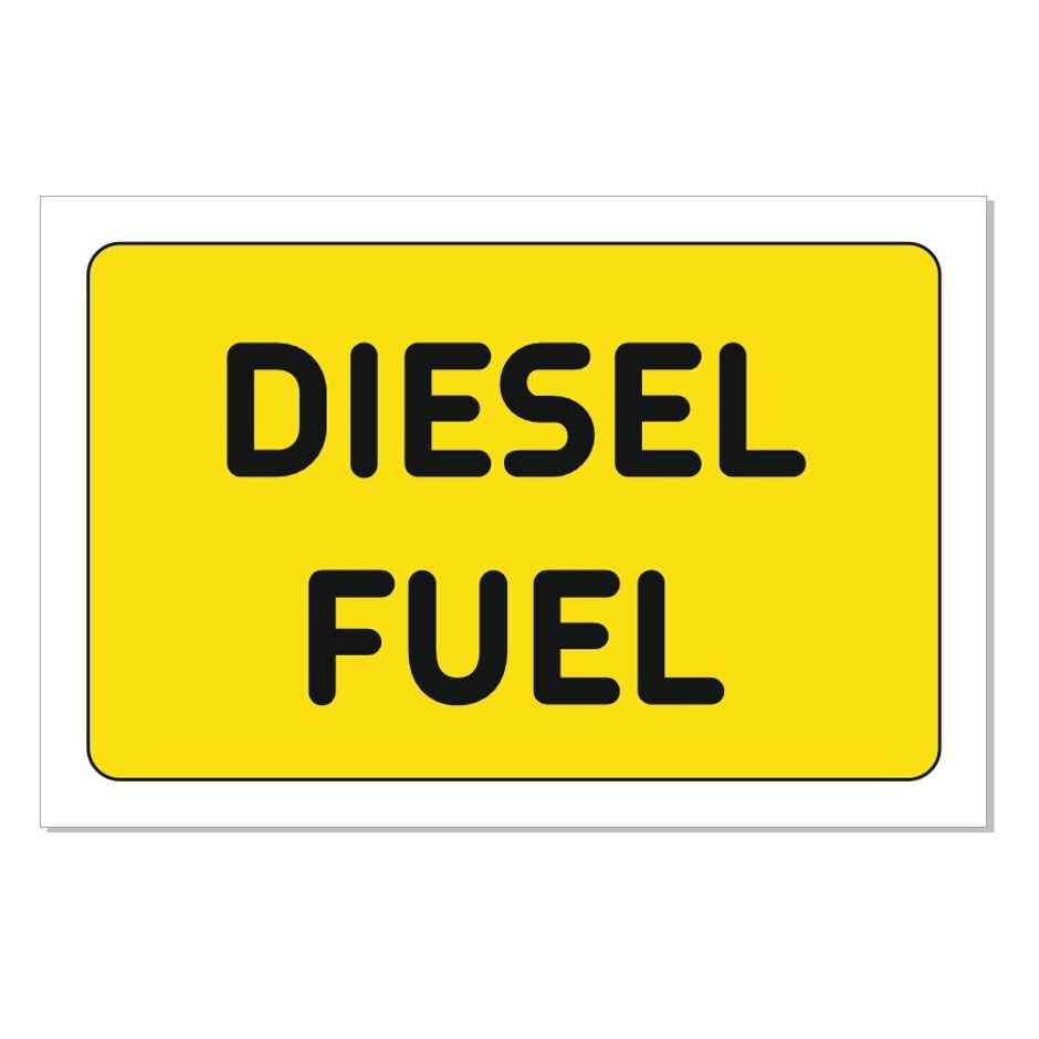 Samsidhi Auto Diesel Fuel Car Sticker