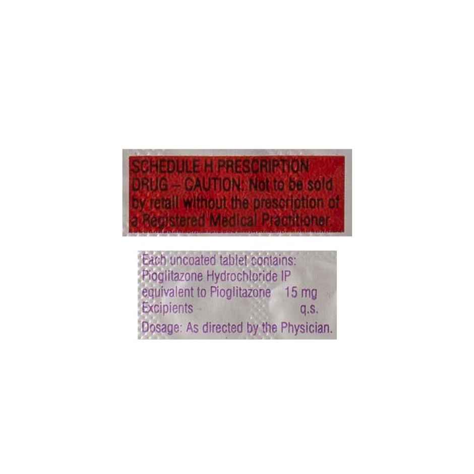 Pioglit 15 Tablet