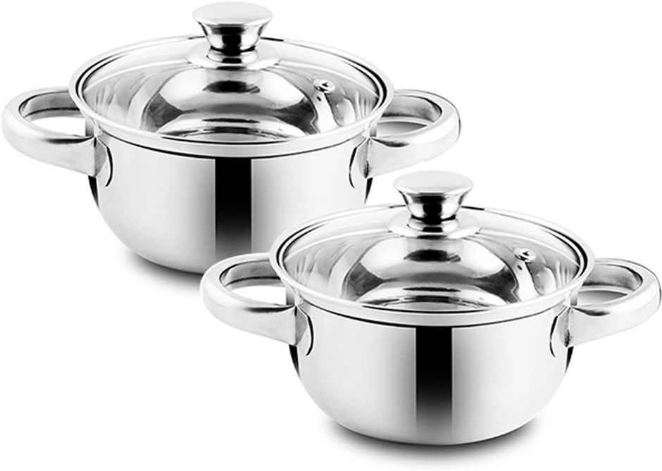Classic Essentials Marvel Pack of 2 Cook and Serve Casserole Set 1050 ml