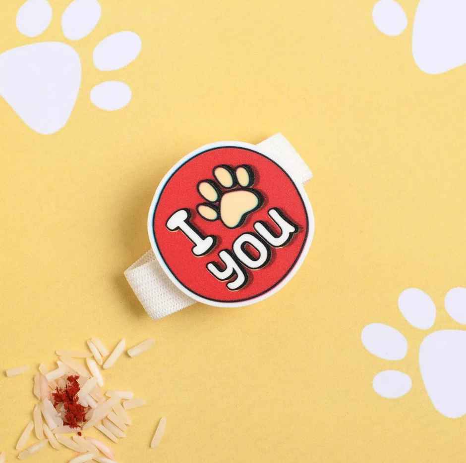 Oye Happy I Paw You Pet Rakhi - Cute and Fun