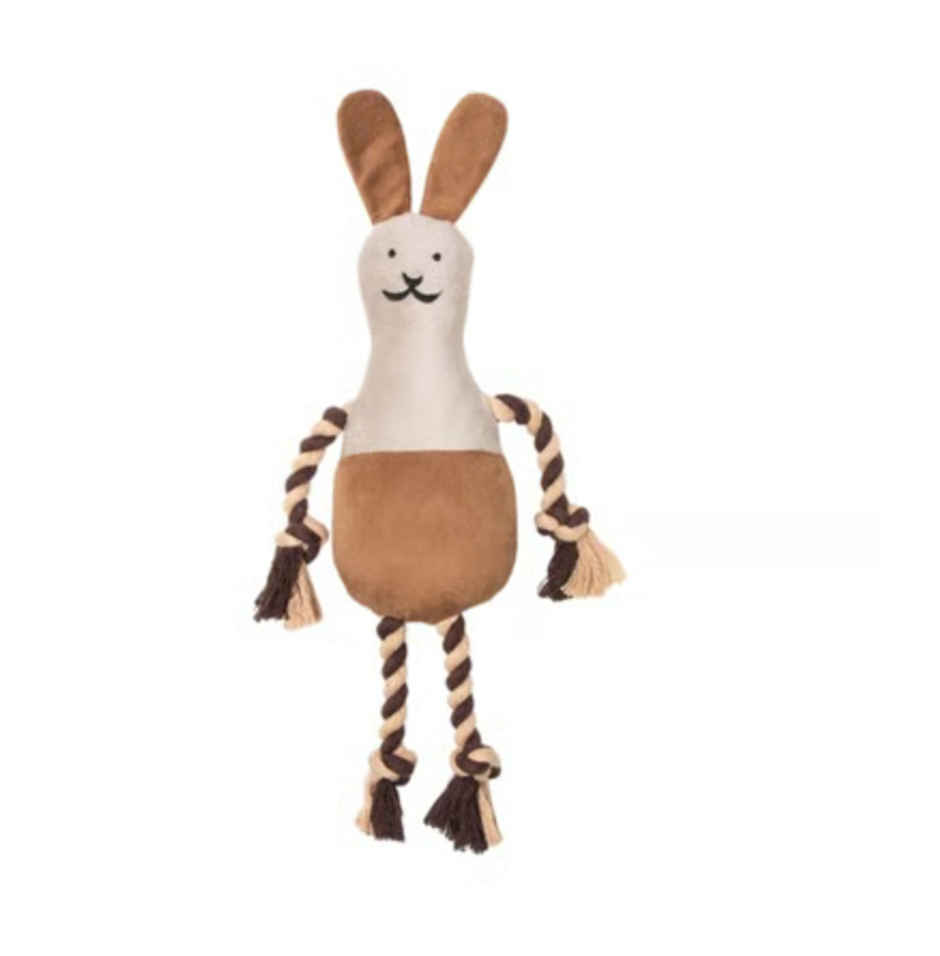 BearHugs Tug & Cuddle Rope Plush Dog Toy