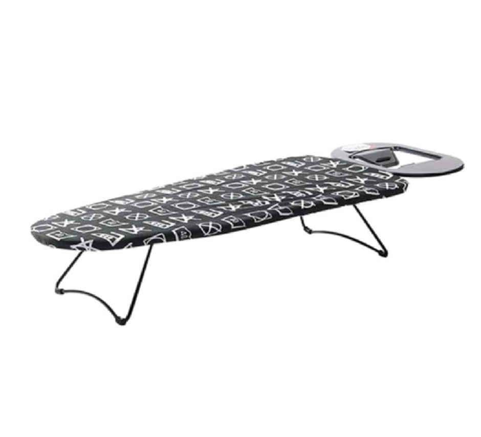Peng Essentials Zurich Tabletop Ironing Board With Iron Rest- Black, 73x34 Cm Surface - Wall Mount
