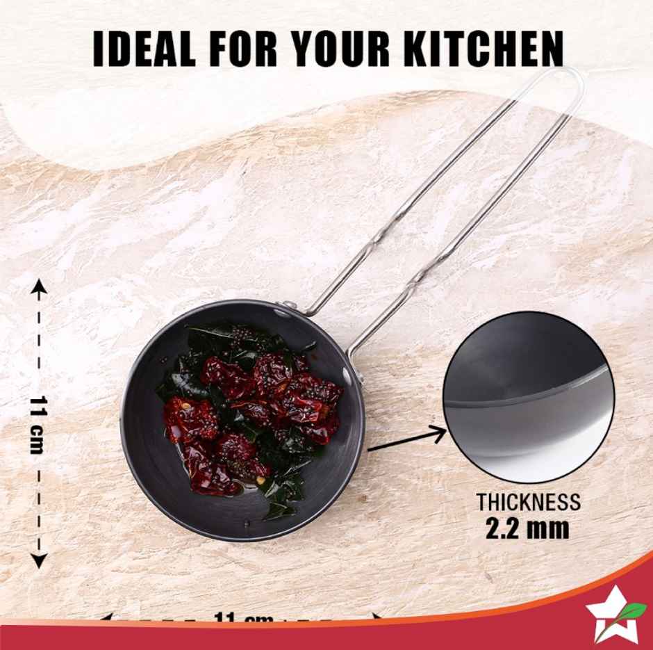 Wonderchef Taurus Tadka Pan 11Cm, 250 ml