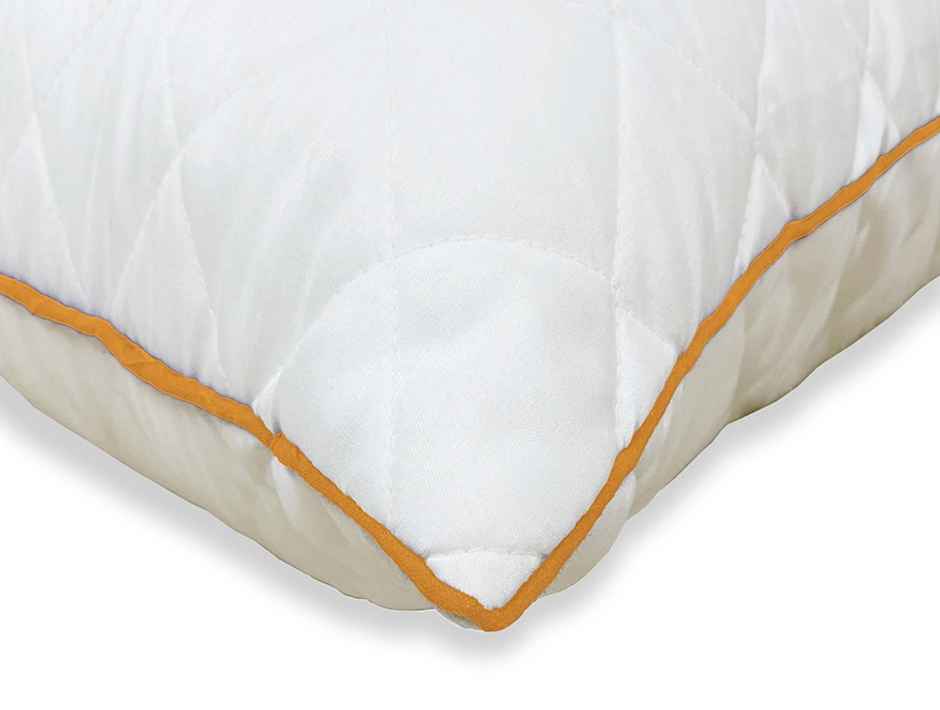 Spaces Quilted Pillow Set of 2 (17 x 27 inch / 43 x 69 cm) - White