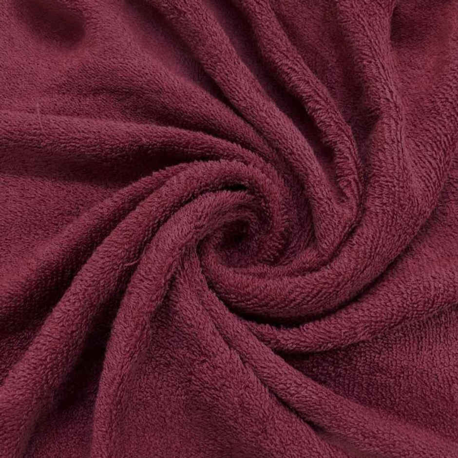 Welspun 100% Cotton Anti Bacterial Dark Red Hand Towel For Men And Women Pack Of 2