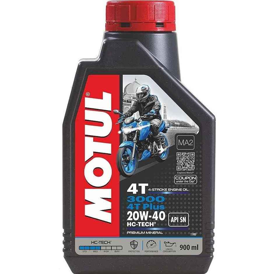 Motul 3000 4T Plus 20W40 Hc-Tech Engine Oil | 900 ml