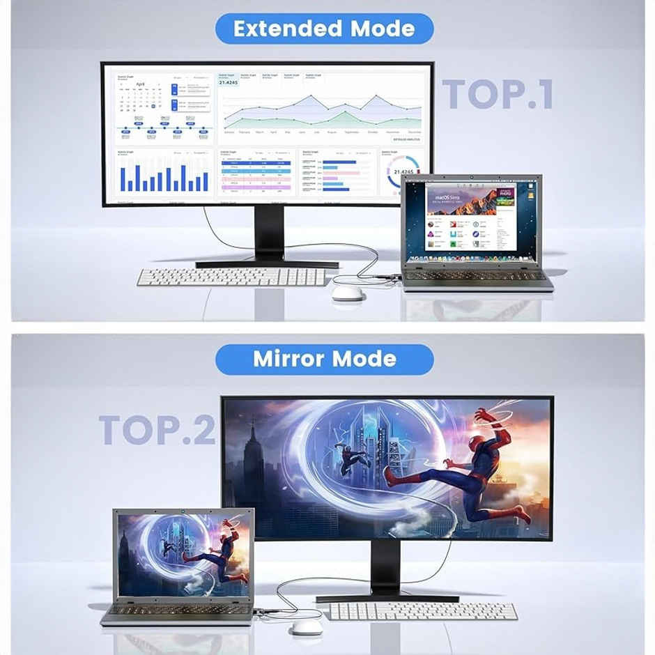 Sounce VGA to HDMI Converter with Audio,(PC VGA Source Output to TV/Monitor with HDMI Connector), Active Male VGA in Female HDMI 1080p Video Dongle adaptador for Computer,Laptop,Projector