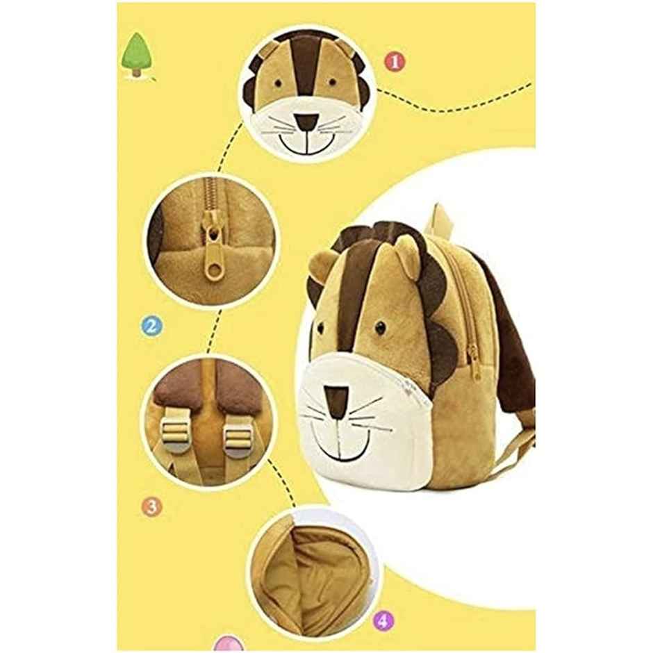 DearJoy Lion Kids School Bag Backpack - Mustard | 37cm