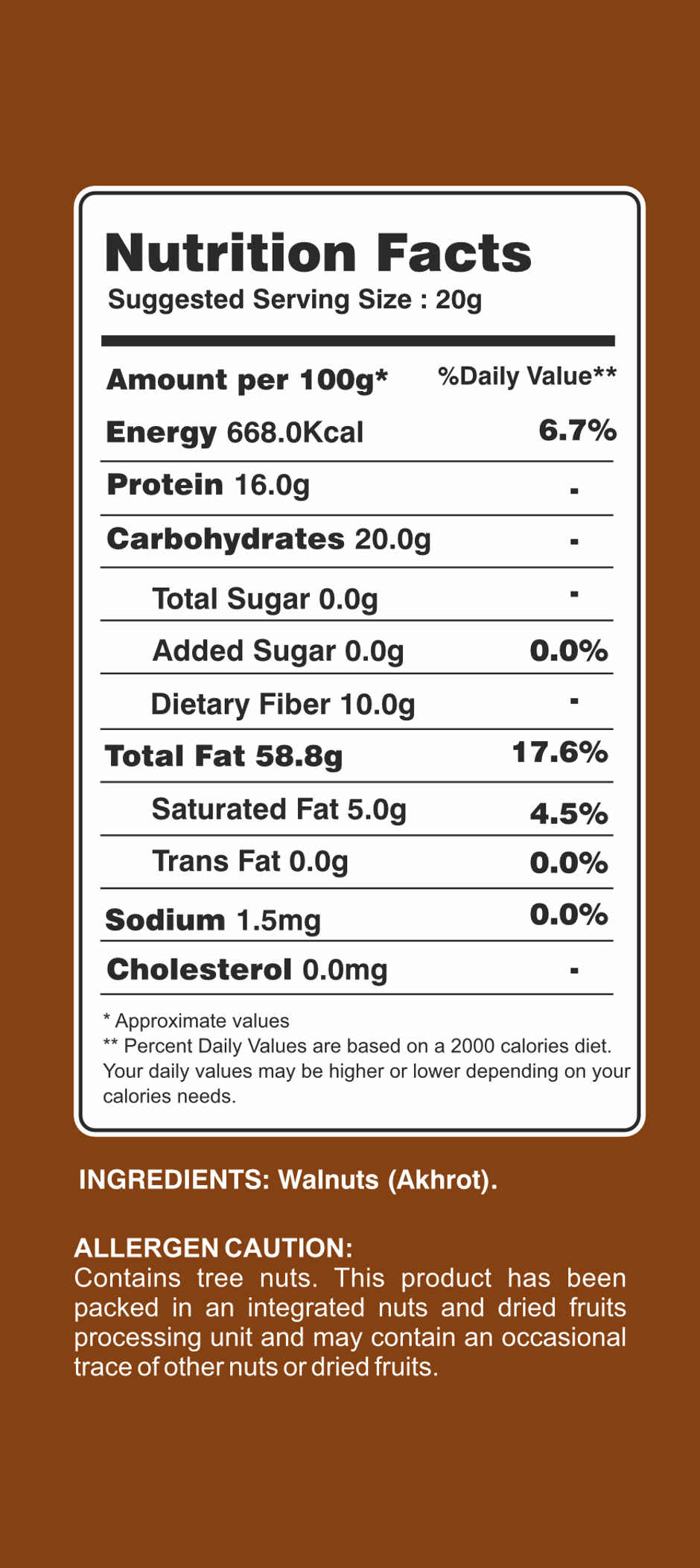 SFT Premium California Walnut Kernels | Akhrot Giri