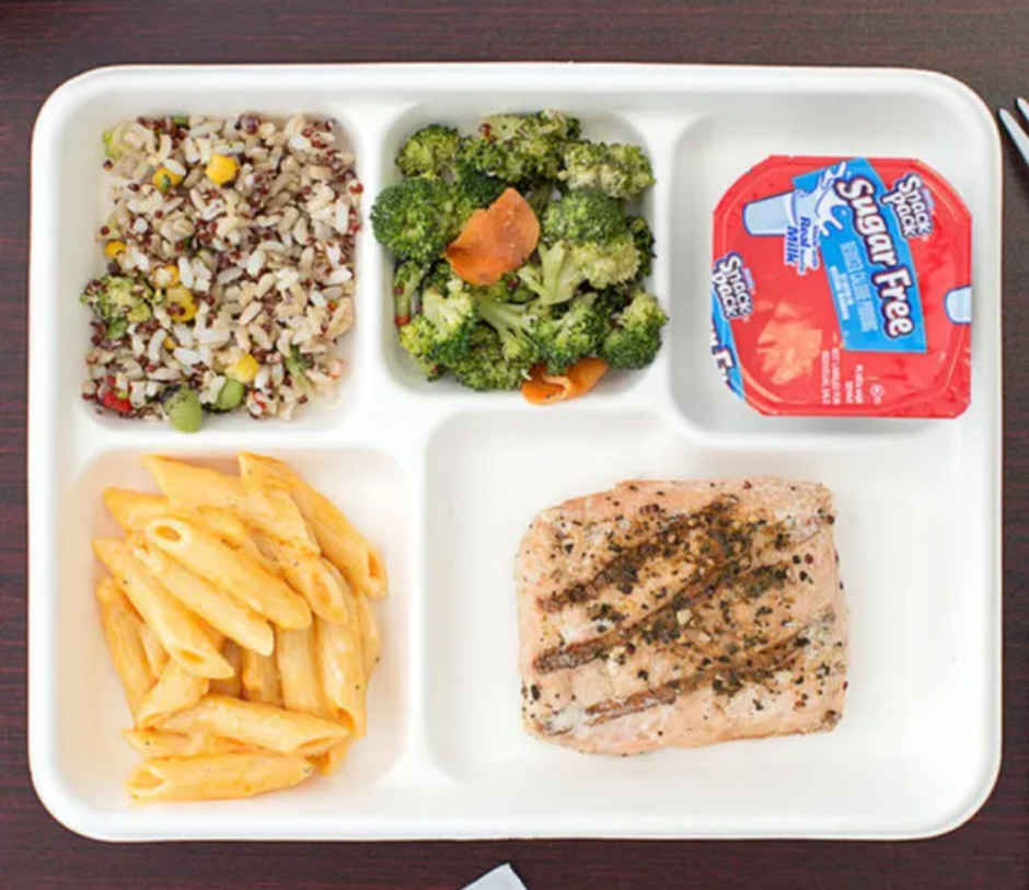 Disposable Bagasse Full Meal Plate | 5 Compartment | Tempware