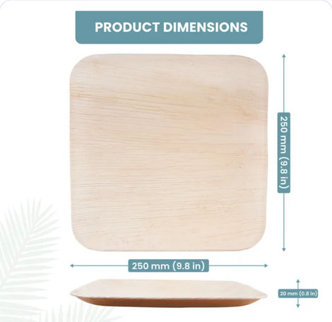 Tempware Square Areca Plate