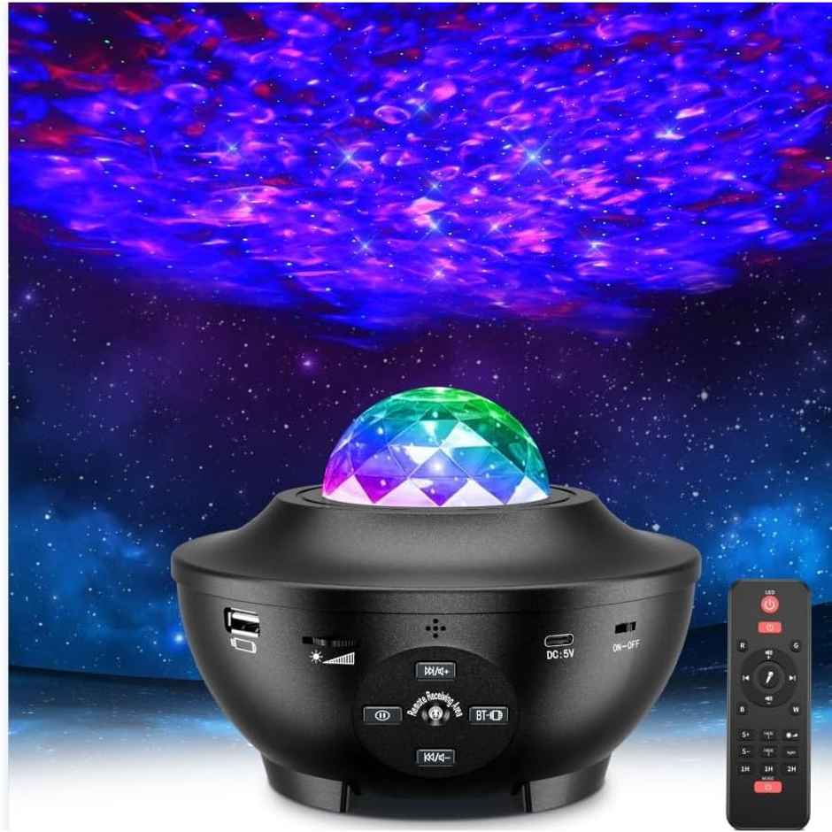 Desidiya Northern Galaxy Light Aurora Projector,33 Light Effects,Bedroom Lamp,Bluetooth Speaker