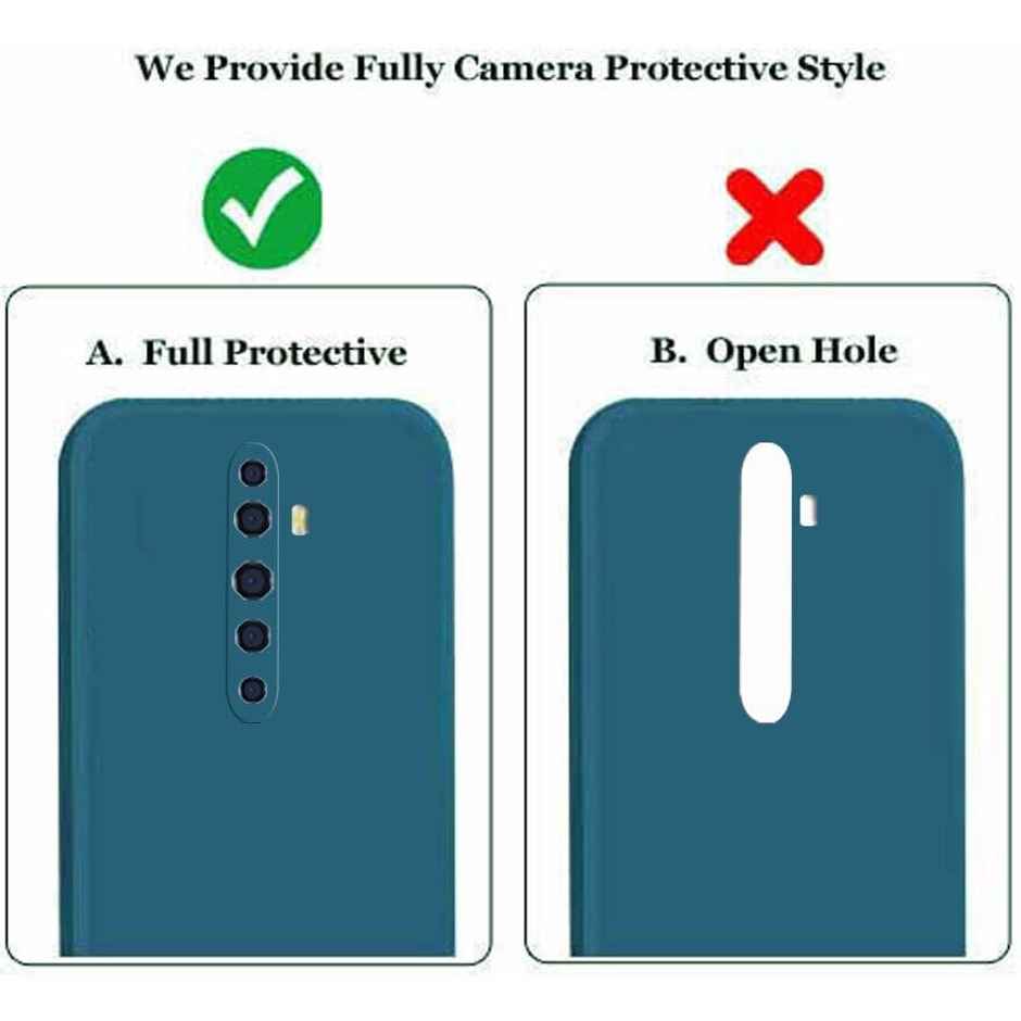 Artistque Case for Oppo Reno 2z / Oppo Reno 2f Back Cover - Plain Liquid Silicone Case