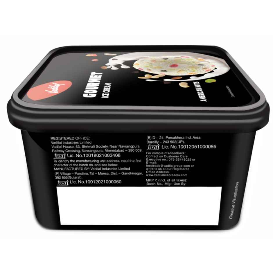 Vadilal American Nuts Ice Cream Tub | Creamy & Nutty