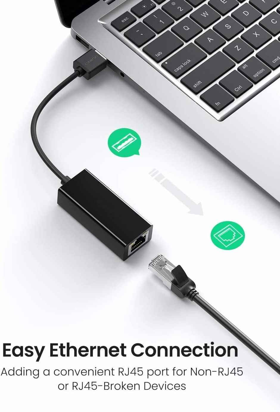 Sounce USB 3 to RJ45 Ethernet Adapter Gigabit LAN for Laptop and Mac