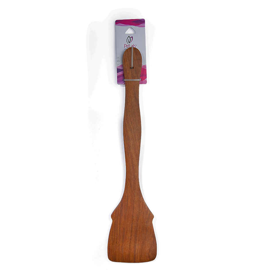 Petals Wooden Spatula - Dosa Palta/Taveta/Turner/Khurpi, 28cm Length