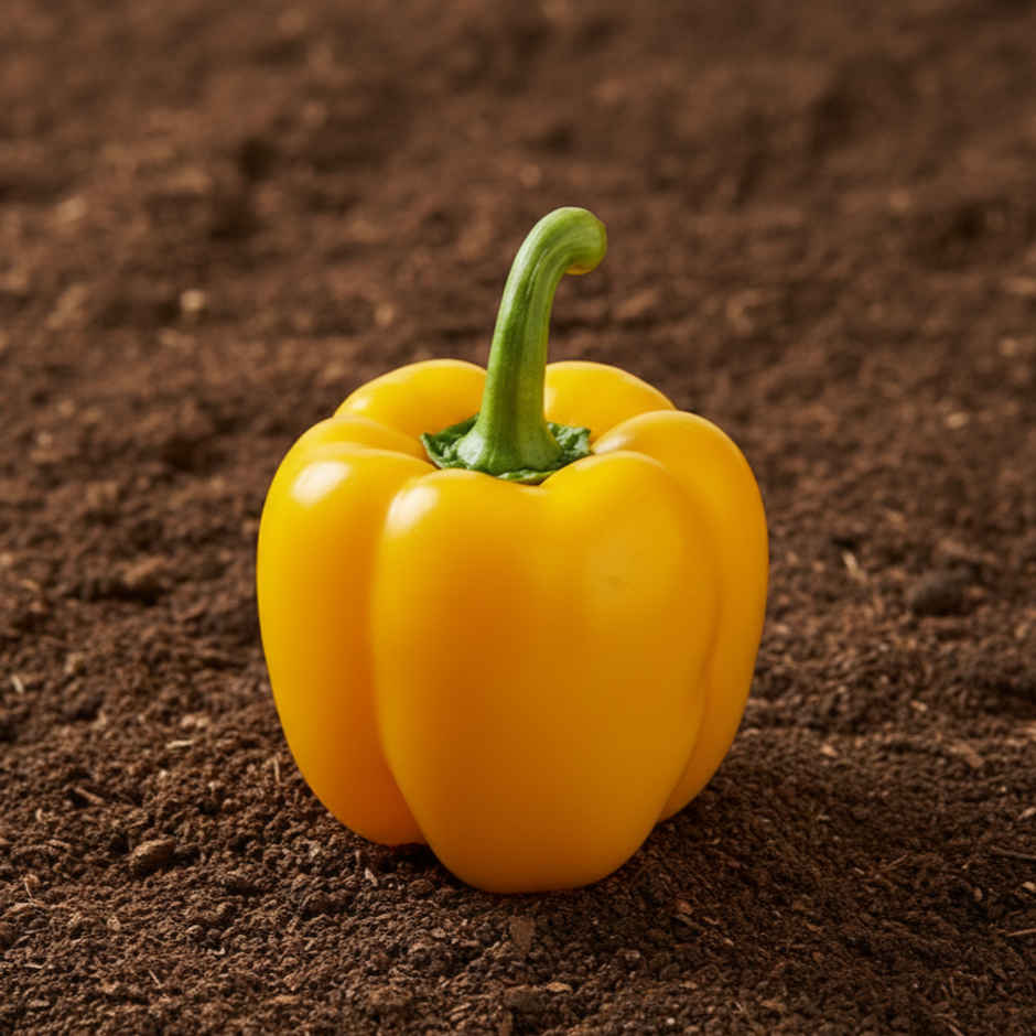 Organically Grown Capsicum Yellow