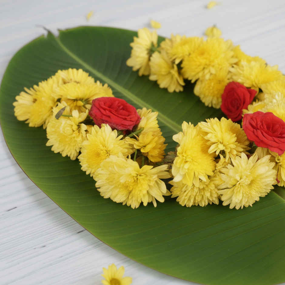 Fresh Chrysanthemum Flower String Combo