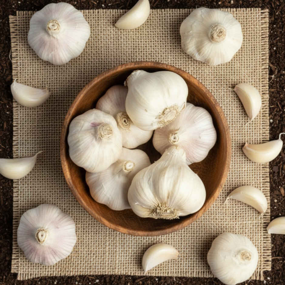 Organically Grown Garlic