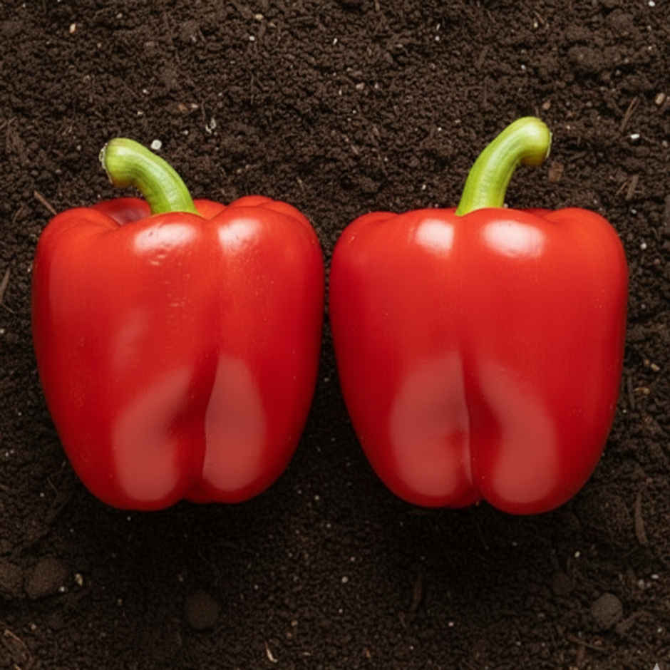 Organically Grown Capsicum Red