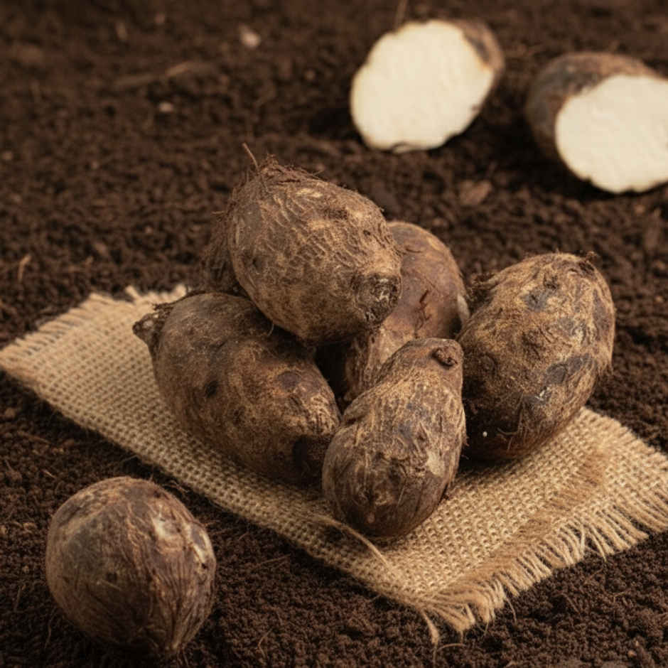 Organically Grown Colocasia (Arbi)