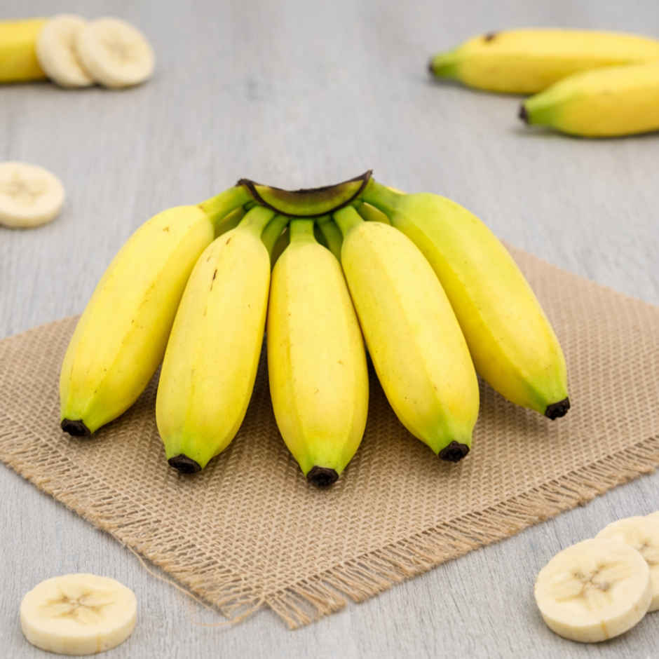 Banana Elaichi (Yelakki) Semi Ripe