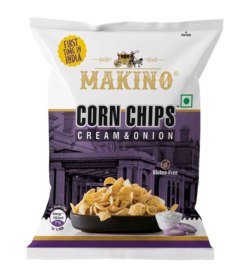 Makino Corn Chips - Cream & Onion
