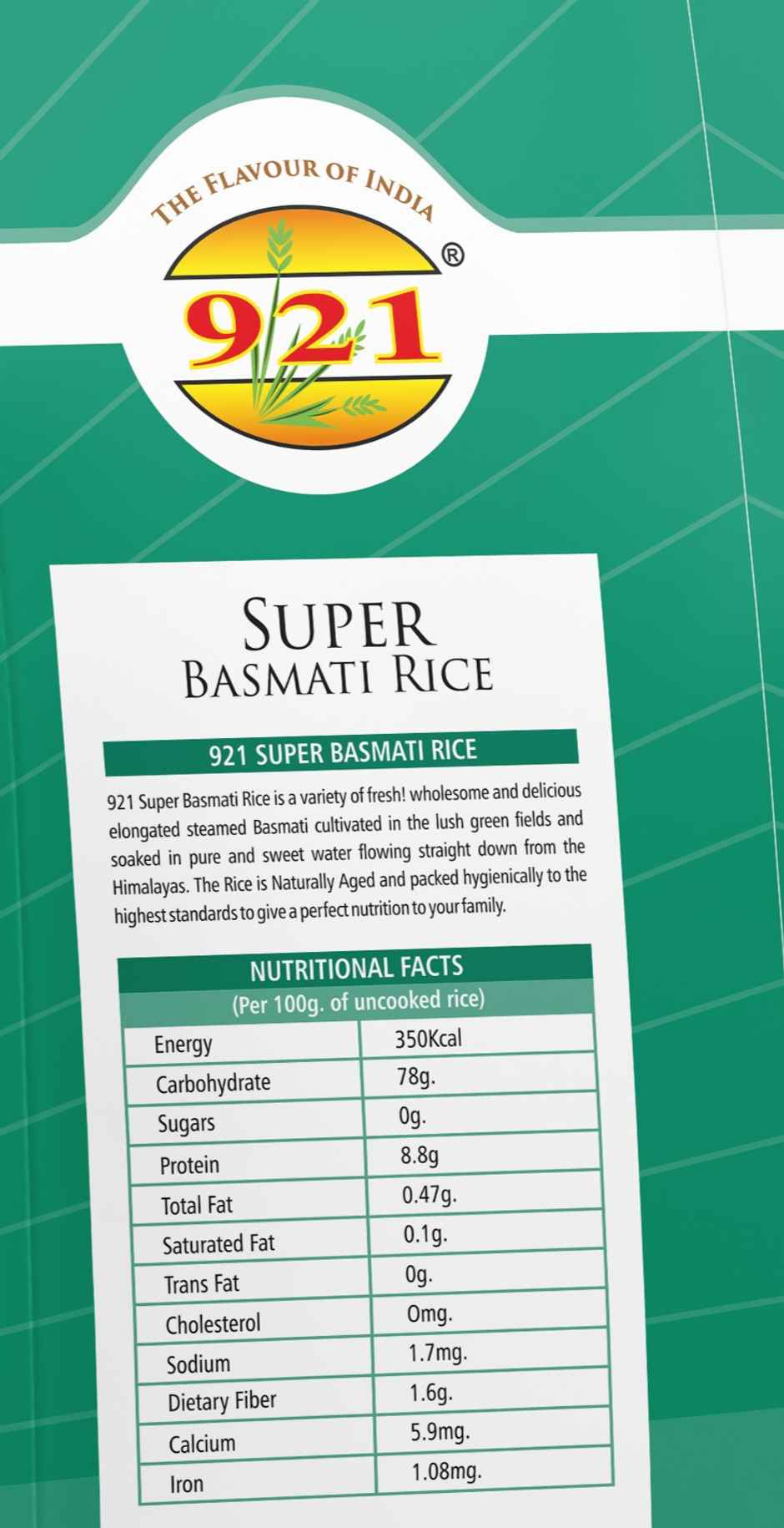 921 Extra Long Grain Super Basmati Rice