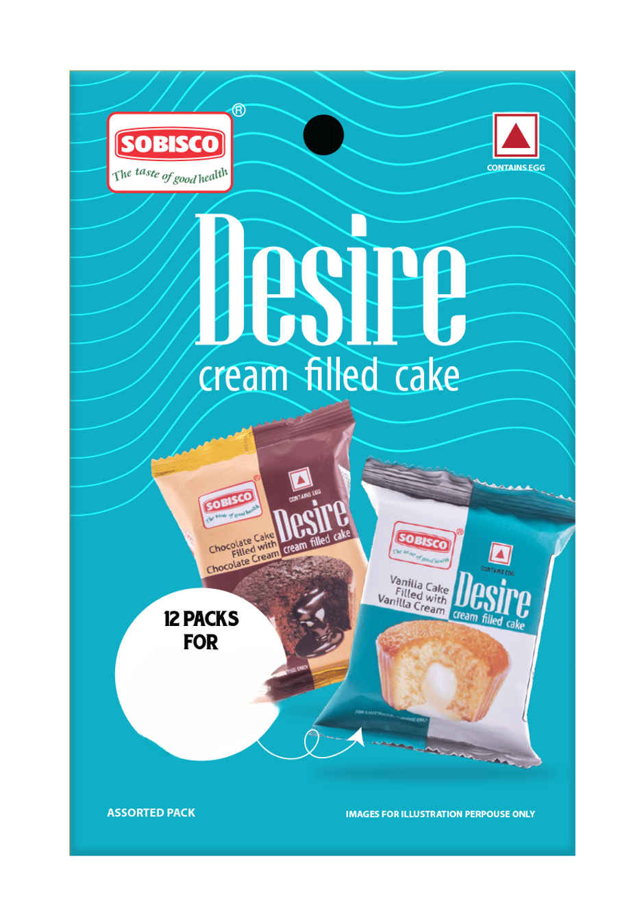 Sobisco Desire Creamfilled Cake