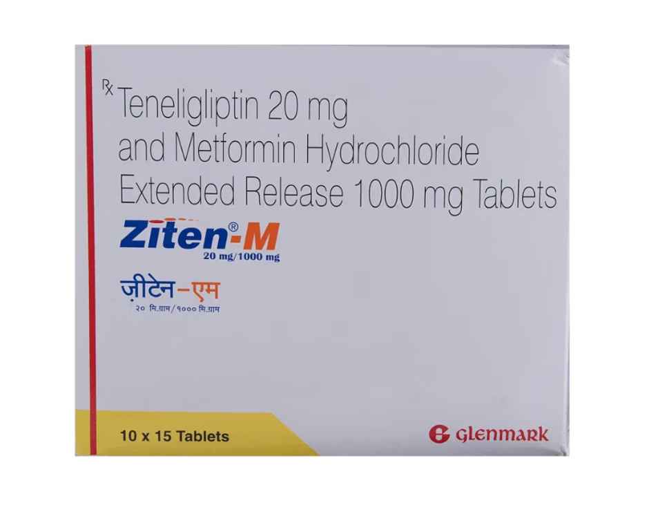 Ziten-M 20mg/1000mg Tablet ER