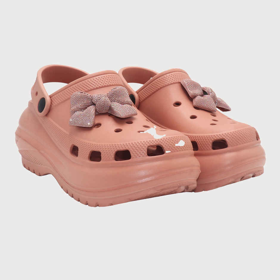 Bonkerz Ladies Clogs Peach - UK 7