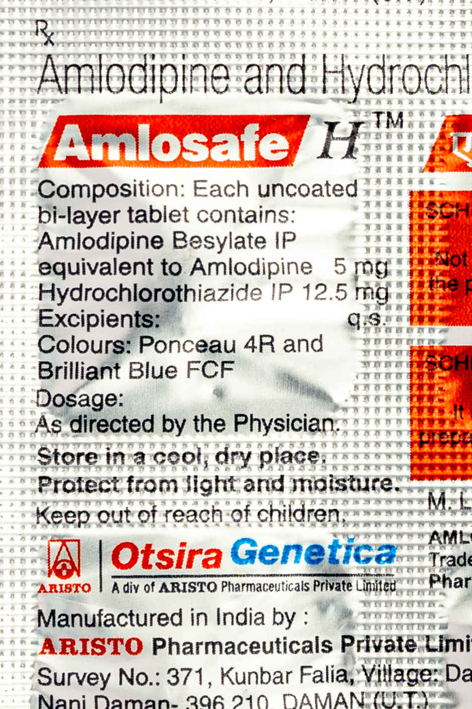 Amlosafe H Tablet