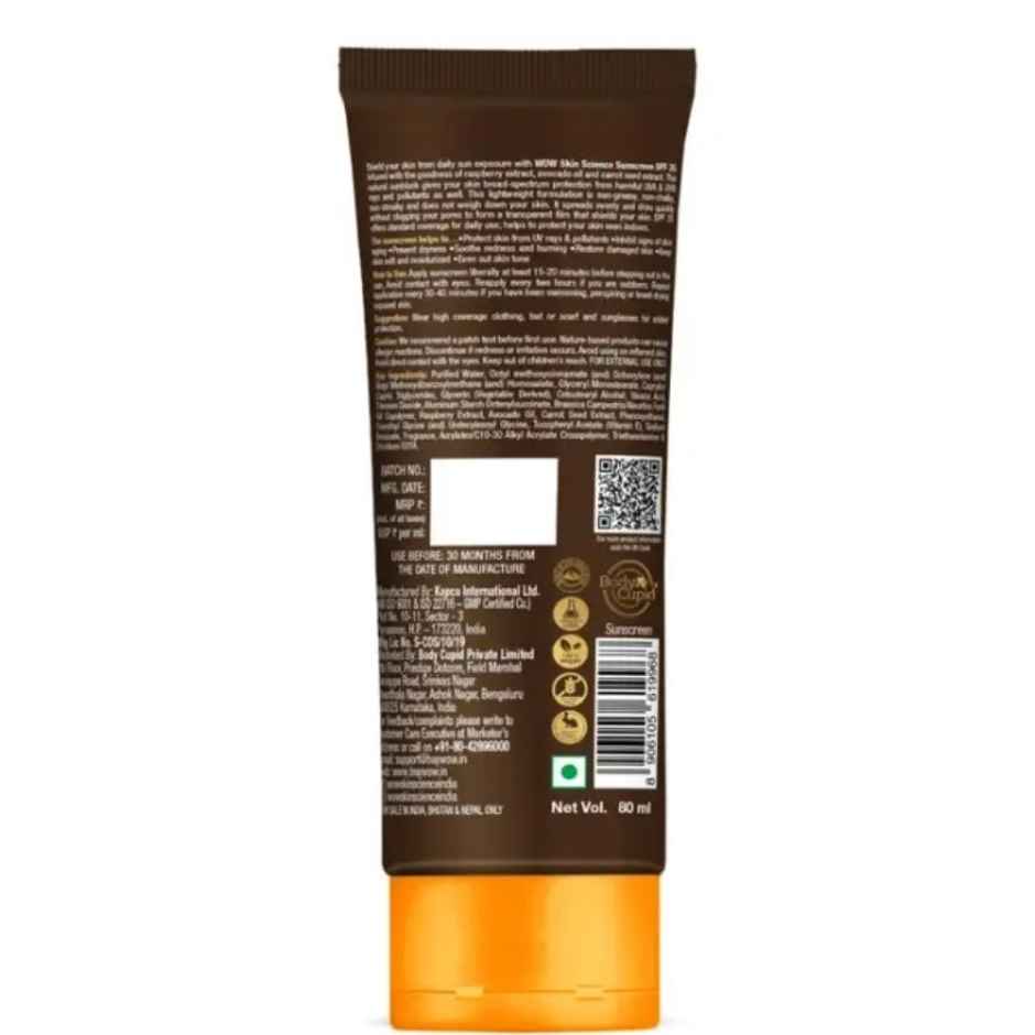 Wow Skin Science Sunscreen Creme Spf 35 Pa++ Tube