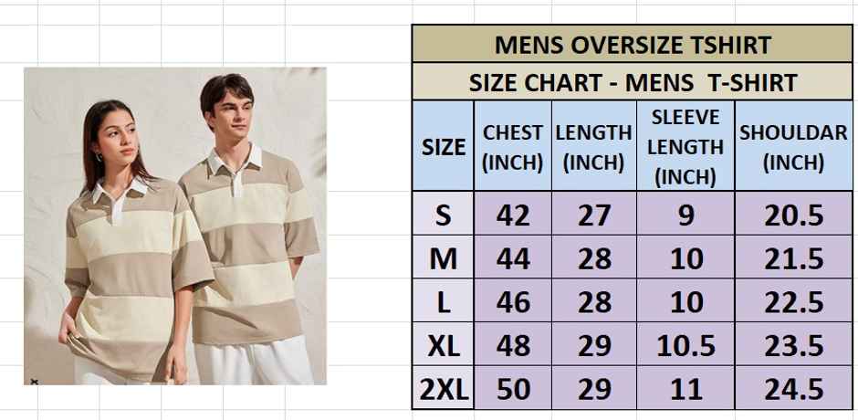 Outlaws Men's 100% Cotton French Terry Fabric Made Oversized T-shirt | Black - L