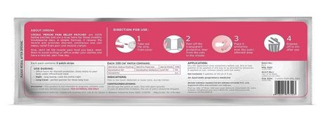 Sirona Feminine Pain Relief Patches