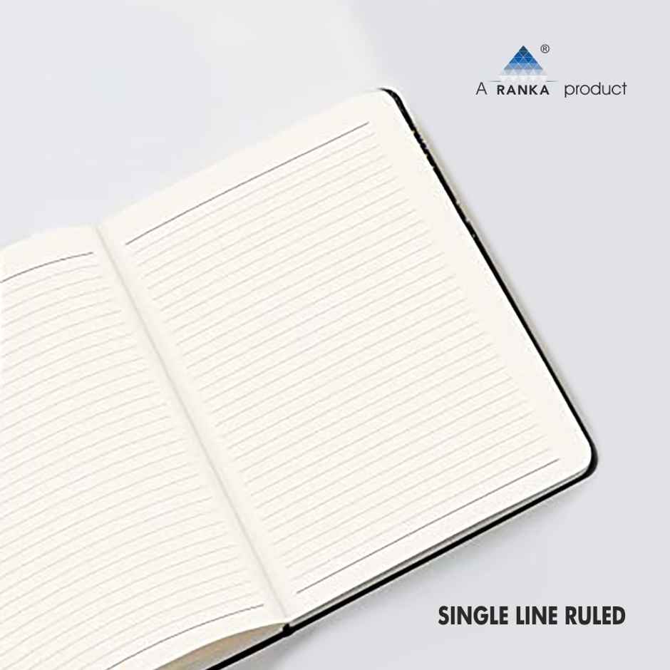 A5 Pu Diary Elastic Band And Pen Holder-192 Pages (Colour May Vary)