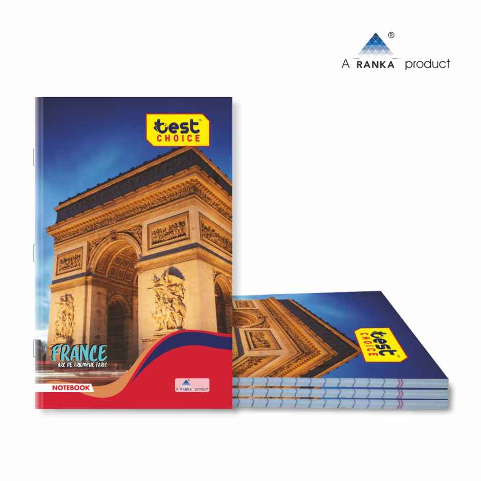 Single Line Longbook-120 Pages- Pack of 3 (Assorted Prints) Combo