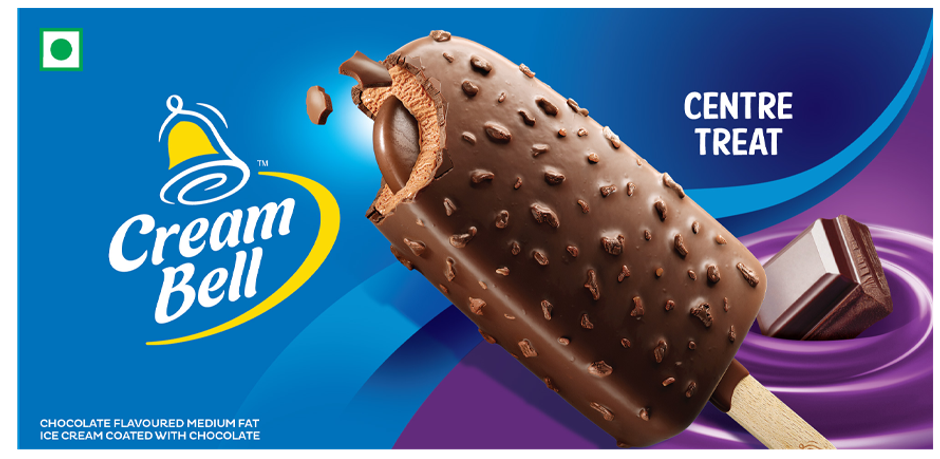 Cream Bell Chocolate Soft Centre Treat Ice Cream