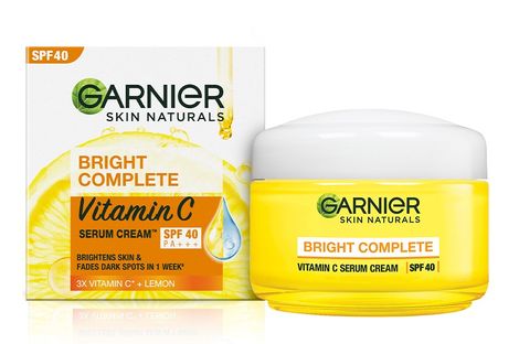 Garnier Bright Complete Vitamin C Serum Cream - With SPF 40