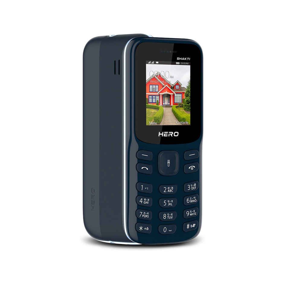 Lava Hero Shakti Dual Sim Keypad Mobile | 1.8" Display | 800 mAh Battery | Dark Blue