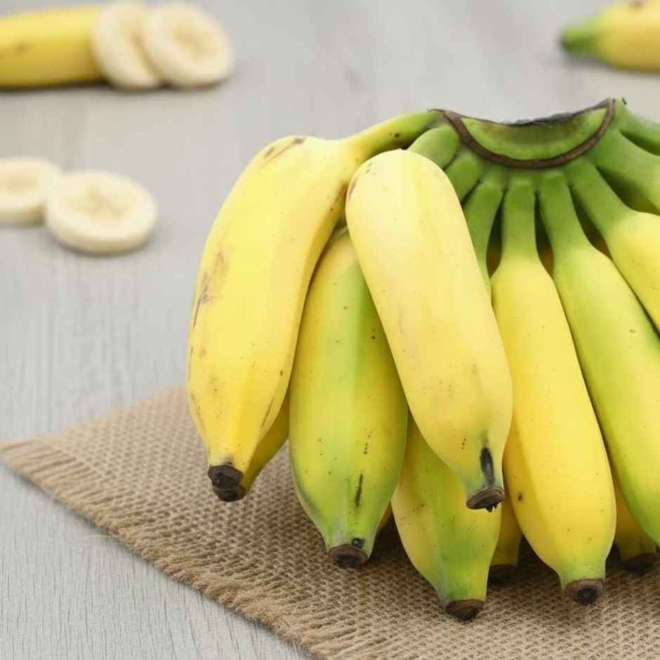 Banana Elaichi (Yelakki) Semi Ripe