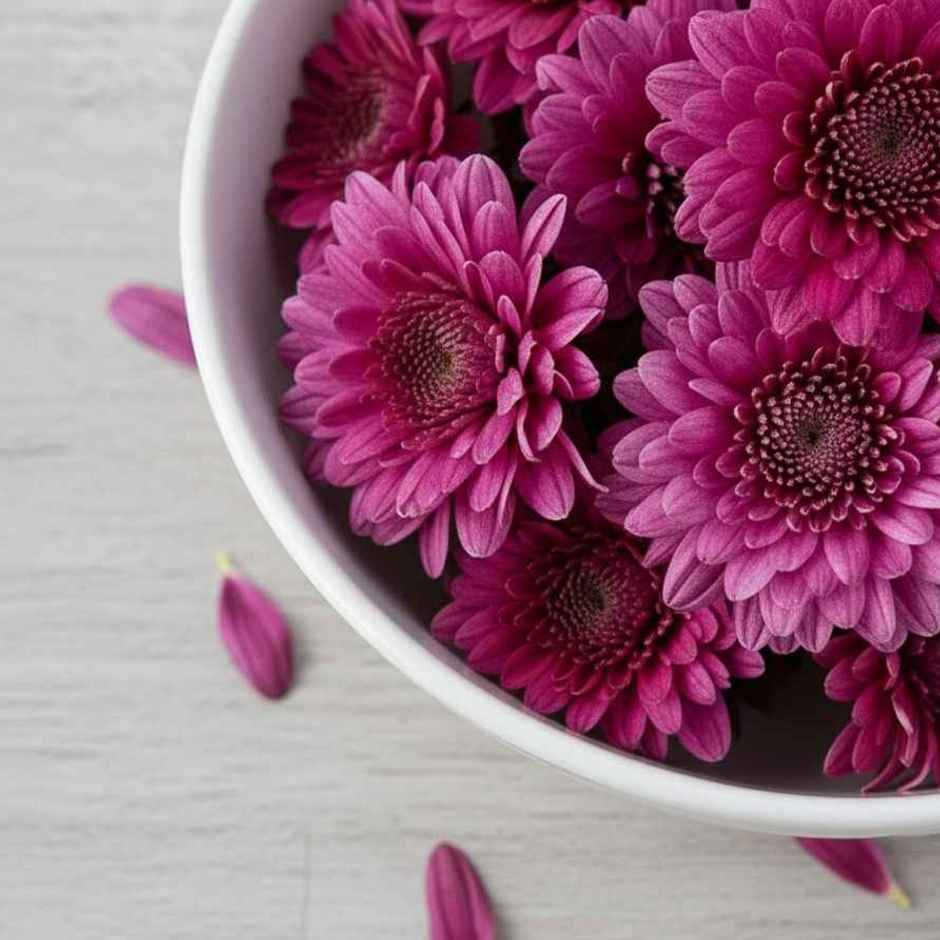 Chrysanthemum Purple Flower (Chamanthi puvvu)
