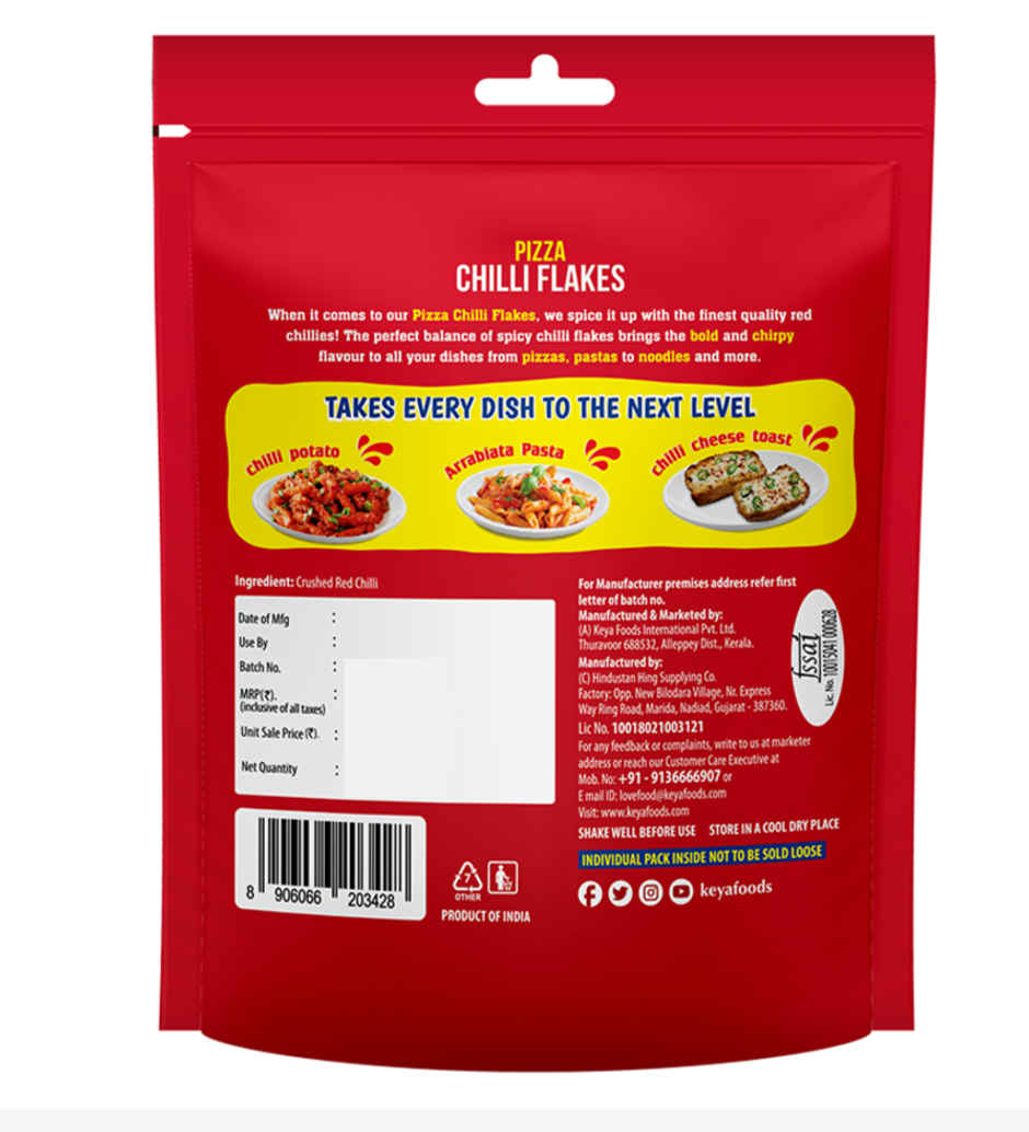 Keya Pizza Chilli Flakes Multipack