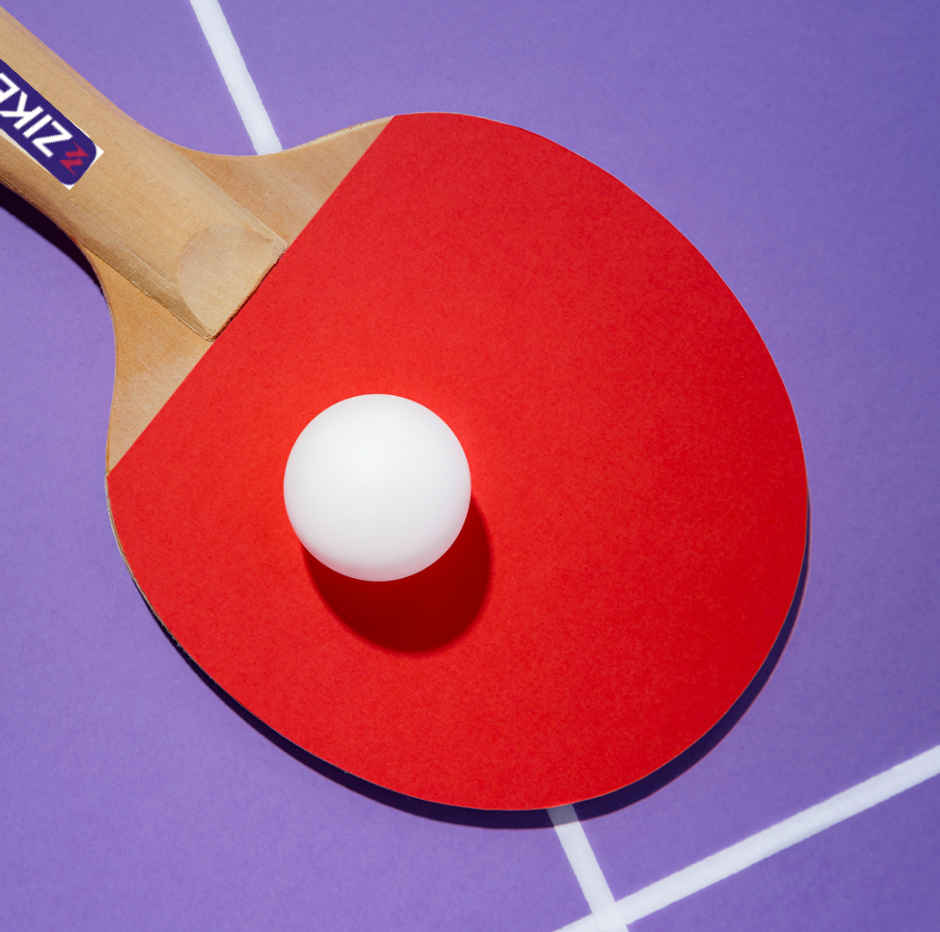 Zike 1 Star Table Tennis Set (2 Racquets & 3 Balls) assorted