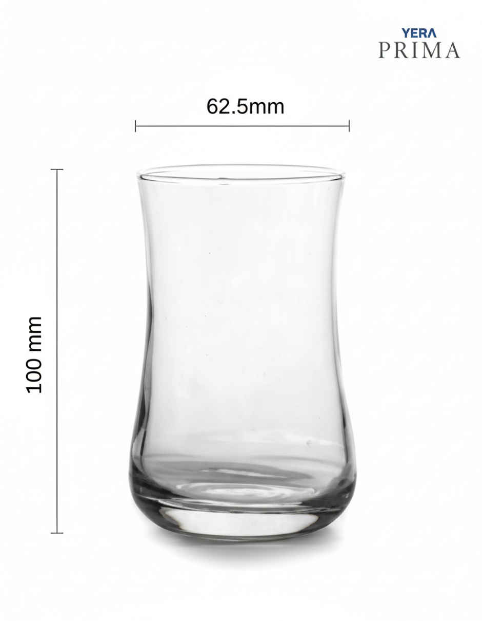 Yera Glassware Prima Zest Tumbler Set | TH8 | 220 ml