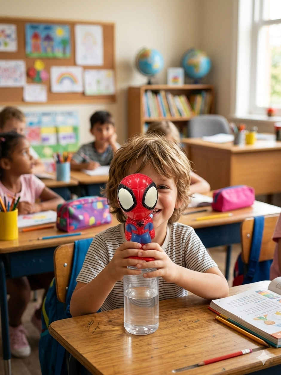 Striders 3D Character Sipper Bottle Spiderman | 270 ml