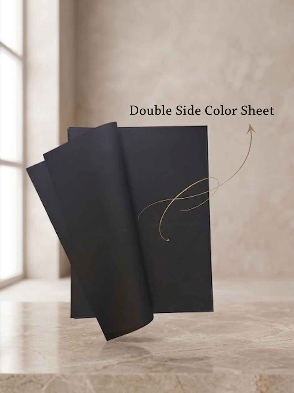 ABK Chart Paper Black Set of 10 | 22 x 28 in | A1
