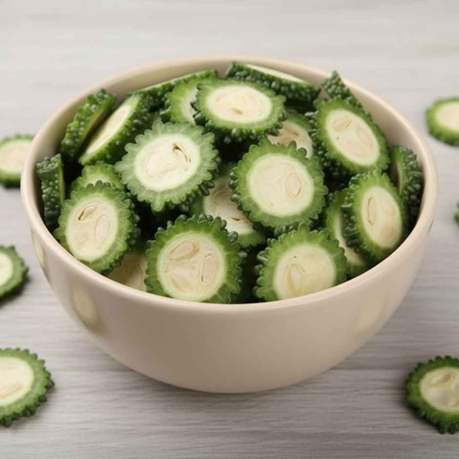 Bitter Gourd Cut